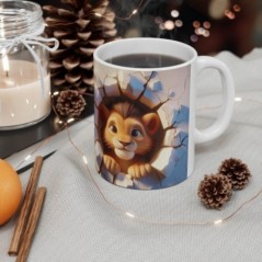 Mug bébé Lion - Idée cadeau - Tasse originale en céramique enfant ou adulte