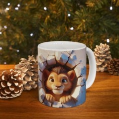 Mug bébé Lion - Idée cadeau - Tasse originale en céramique enfant ou adulte