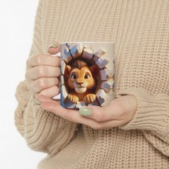 Mug bébé Lion - Idée cadeau - Tasse originale en céramique enfant ou adulte