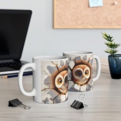 Mug bébé Hibou - Idée cadeau - Tasse originale en céramique enfant ou adulte