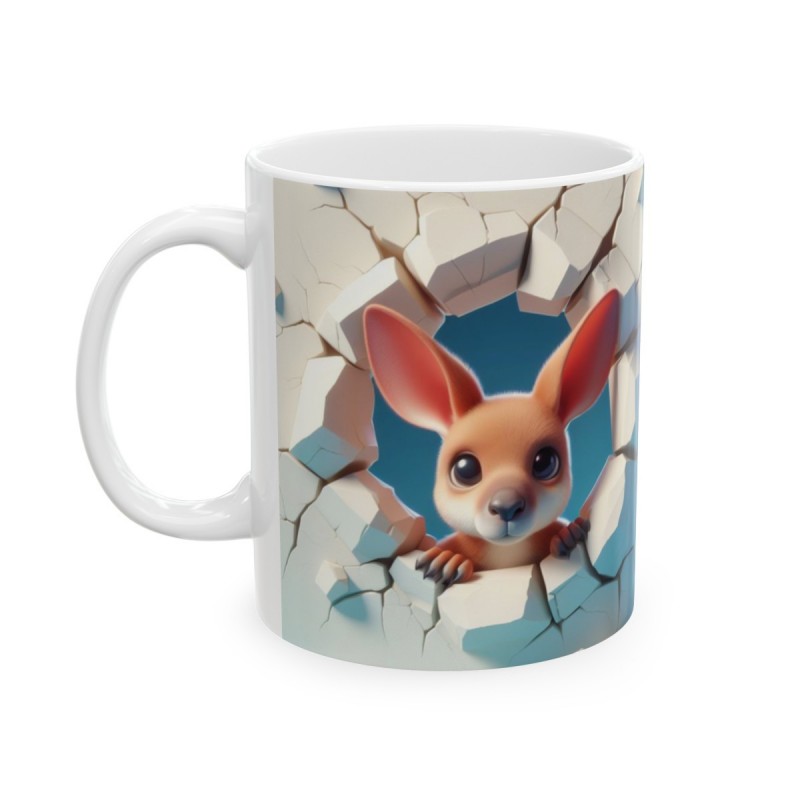 Mug bébé Kangourou - Idée cadeau - Tasse originale en céramique enfant ou adulte