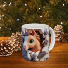 Mug bébé Cheval - Idée cadeau - Tasse originale en céramique enfant ou adulte