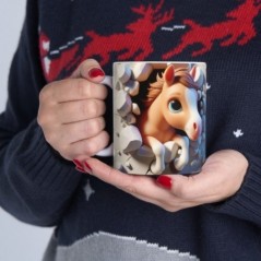 Mug bébé Cheval - Idée cadeau - Tasse originale en céramique enfant ou adulte