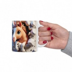 Mug bébé Cheval - Idée cadeau - Tasse originale en céramique enfant ou adulte