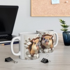 Mug bébé Hamster - Idée cadeau - Tasse originale en céramique enfant ou adulte