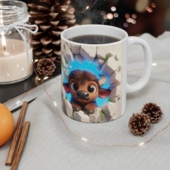 Mug bébé Buffle - Idée cadeau - Tasse originale en céramique enfant ou adulte