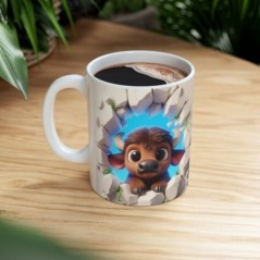 Mug bébé Buffle - Idée cadeau - Tasse originale en céramique enfant ou adulte