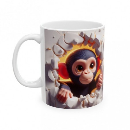 Mug bébé Singe - Idée cadeau - Tasse originale en céramique enfant ou adulte