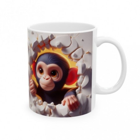 Mug bébé Singe - Idée cadeau - Tasse originale en céramique enfant ou adulte