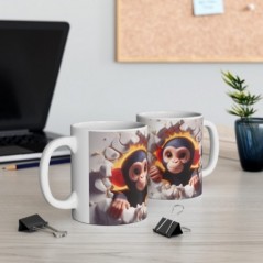 Mug bébé Singe - Idée cadeau - Tasse originale en céramique enfant ou adulte