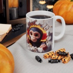 Mug bébé Singe - Idée cadeau - Tasse originale en céramique enfant ou adulte