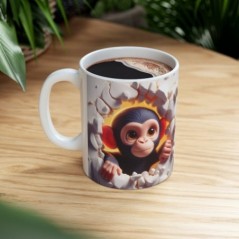 Mug bébé Singe - Idée cadeau - Tasse originale en céramique enfant ou adulte