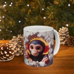 Mug bébé Singe - Idée cadeau - Tasse originale en céramique enfant ou adulte