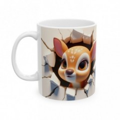 Mug bébé Cerf - Idée cadeau - Tasse originale en céramique enfant ou adulte