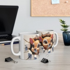 Mug bébé Cerf - Idée cadeau - Tasse originale en céramique enfant ou adulte