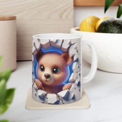 Mug bébé Ourson - Idée cadeau - Tasse originale en céramique enfant ou adulte