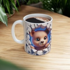 Mug bébé Ourson - Idée cadeau - Tasse originale en céramique enfant ou adulte