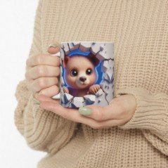 Mug bébé Ourson - Idée cadeau - Tasse originale en céramique enfant ou adulte