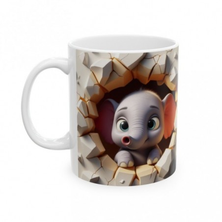 Mug bébé Eléphant - Idée cadeau - Tasse originale en céramique enfant ou adulte