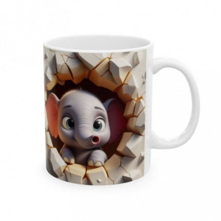 Mug bébé Eléphant - Idée cadeau - Tasse originale en céramique enfant ou adulte