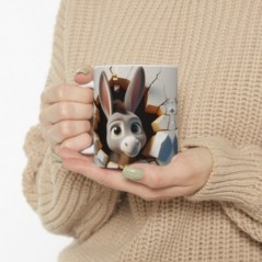 Mug bébé Ane - Idée cadeau - Tasse originale en céramique enfant ou adulte