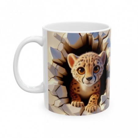 Mug bébé Guèpard - Idée cadeau - Tasse originale en céramique enfant ou adulte