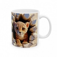 Mug bébé Guèpard - Idée cadeau - Tasse originale en céramique enfant ou adulte