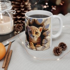 Mug bébé Guèpard - Idée cadeau - Tasse originale en céramique enfant ou adulte