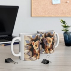 Mug bébé Guèpard - Idée cadeau - Tasse originale en céramique enfant ou adulte