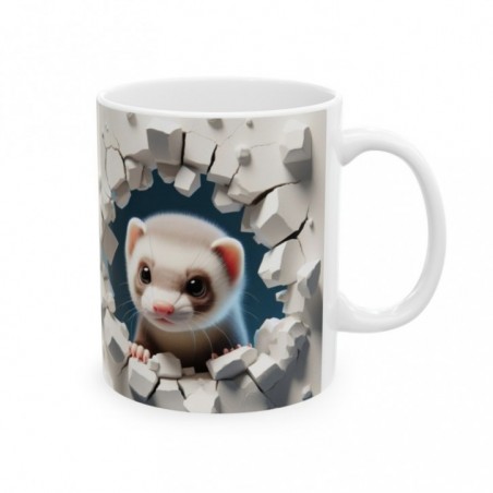 Mug bébé Furet - Idée cadeau - Tasse originale en céramique enfant ou adulte