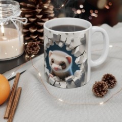 Mug bébé Furet - Idée cadeau - Tasse originale en céramique enfant ou adulte