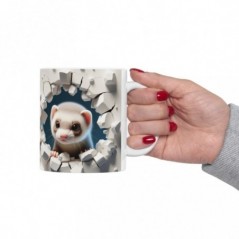 Mug bébé Furet - Idée cadeau - Tasse originale en céramique enfant ou adulte