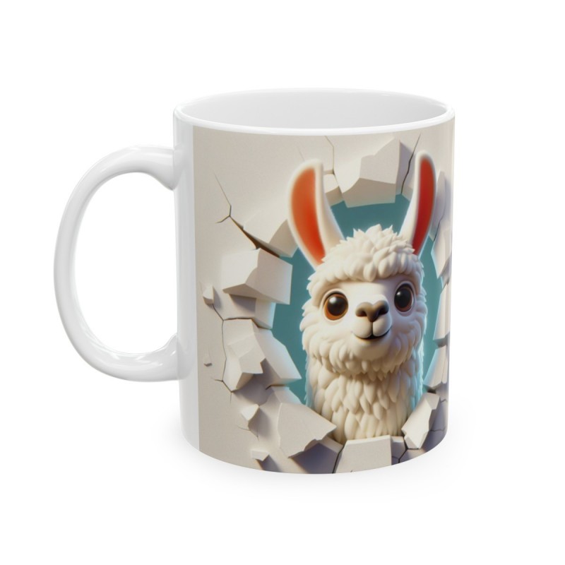 Mug bébé Lama - Idée cadeau - Tasse originale en céramique enfant ou adulte