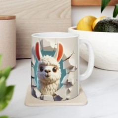 Mug bébé Lama - Idée cadeau - Tasse originale en céramique enfant ou adulte