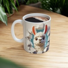 Mug bébé Lama - Idée cadeau - Tasse originale en céramique enfant ou adulte