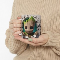 Mug 3D Groot- Idée cadeau - Tasse en céramique originale