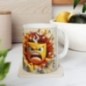 Mug 3D Emoji Colère - Idée cadeau - Tasse en céramique - Humour Sympa Fun