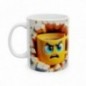 Mug 3D Emoji Confus - Idée cadeau - Tasse en céramique - Humour Sympa Fun