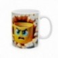 Mug 3D Emoji Confus - Idée cadeau - Tasse en céramique - Humour Sympa Fun