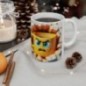 Mug 3D Emoji Confus - Idée cadeau - Tasse en céramique - Humour Sympa Fun