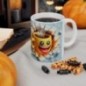 Mug 3D Emoji Content - Idée cadeau - Tasse en céramique - Humour Sympa Fun