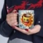 Mug 3D Emoji Content - Idée cadeau - Tasse en céramique - Humour Sympa Fun