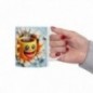 Mug 3D Emoji Content - Idée cadeau - Tasse en céramique - Humour Sympa Fun