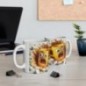 Mug 3D Emoji Surpris - Idée cadeau - Tasse en céramique - Humour Sympa Fun