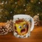 Mug 3D Emoji Surpris - Idée cadeau - Tasse en céramique - Humour Sympa Fun