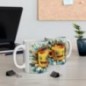 Mug 3D Emoji Joyeux - Idée cadeau - Tasse en céramique - Humour Sympa Fun