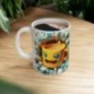 Mug 3D Emoji Joyeux - Idée cadeau - Tasse en céramique - Humour Sympa Fun