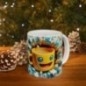 Mug 3D Emoji Joyeux - Idée cadeau - Tasse en céramique - Humour Sympa Fun