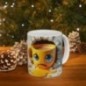 Mug 3D Emoji Triste - Idée cadeau - Tasse en céramique - Humour Sympa Fun