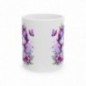 Mug Licorne fleurs papillons - Idée cadeau - Tasse originale en céramique